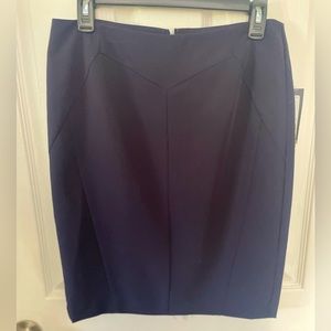 Navy Pencil Skirt